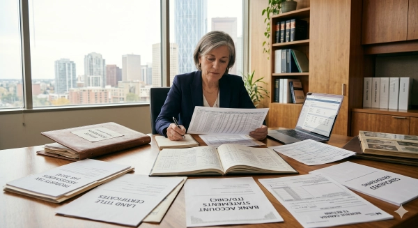Estate administration process after a person dies without a will in Alberta
